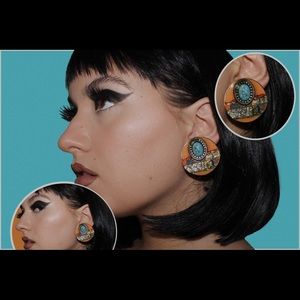 handmade southwest earrings LOVALLO NWT